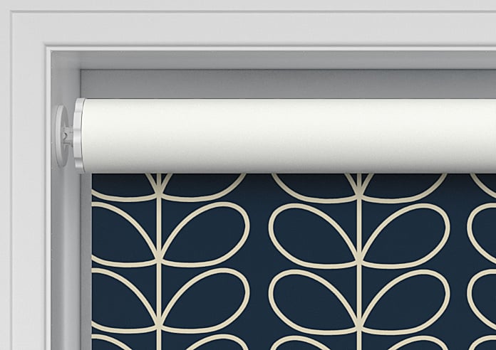 Orla Kiely Linear Stem, Navy Whale - Twist&Fit Roller Blind - Image 9